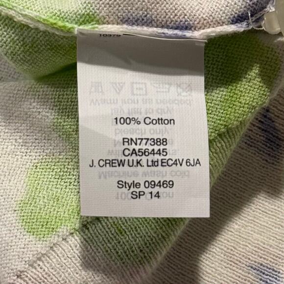 J Crew Cardigan Sweater Clare Cottage Boho Feminine Spring Floral Button Medium - Picture 4 of 6